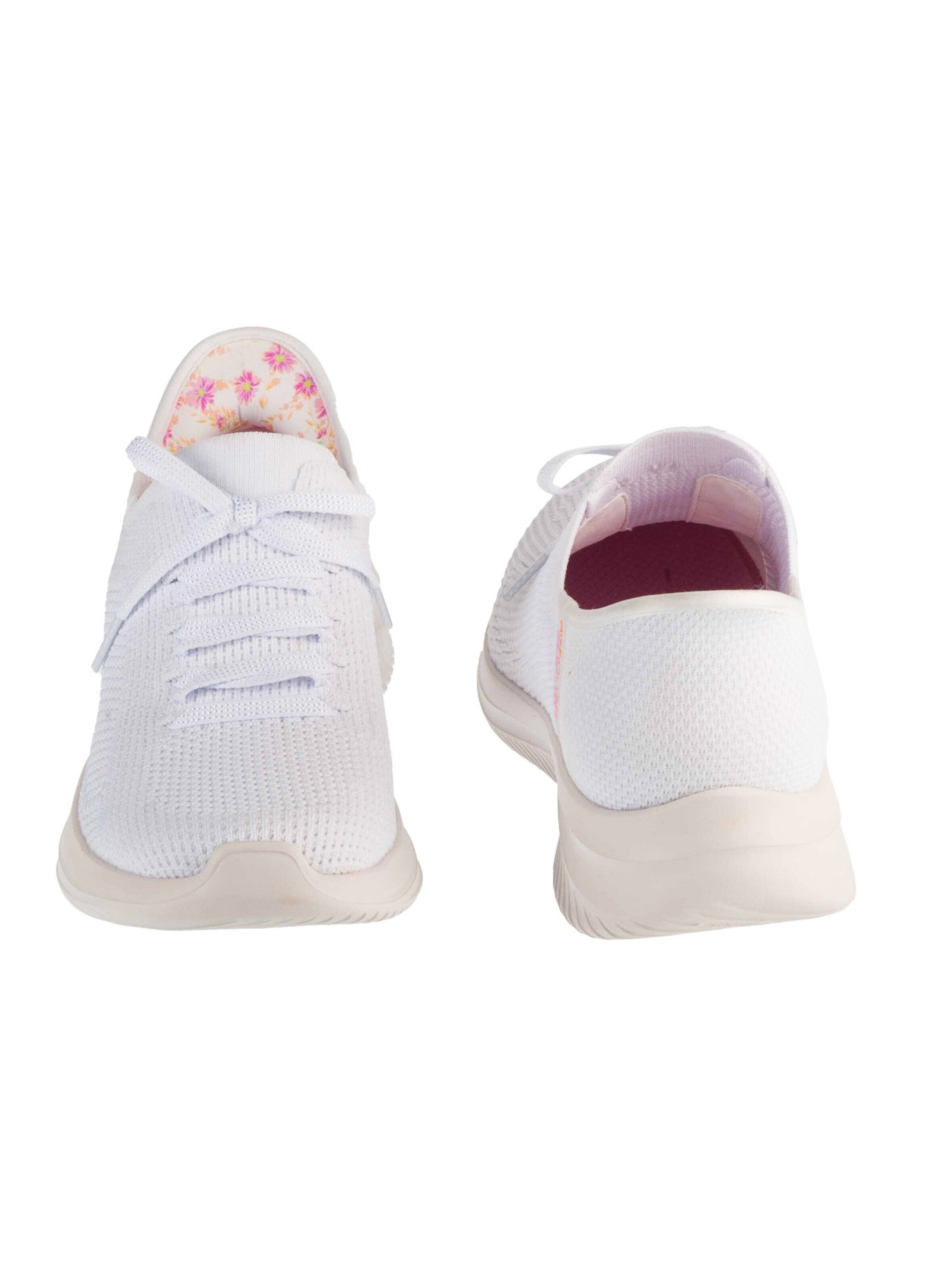 SKECHERS Sneakers laag 'Ultra Flex 3.0 - Morning Blosso' in Wit