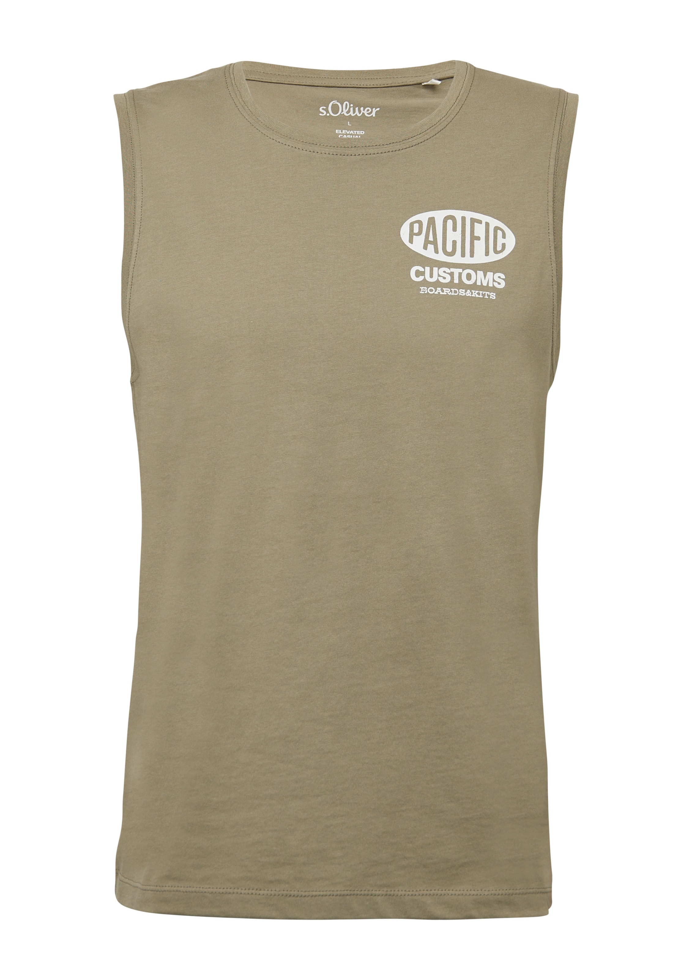 s.Oliver Shirt in Groen: voorkant