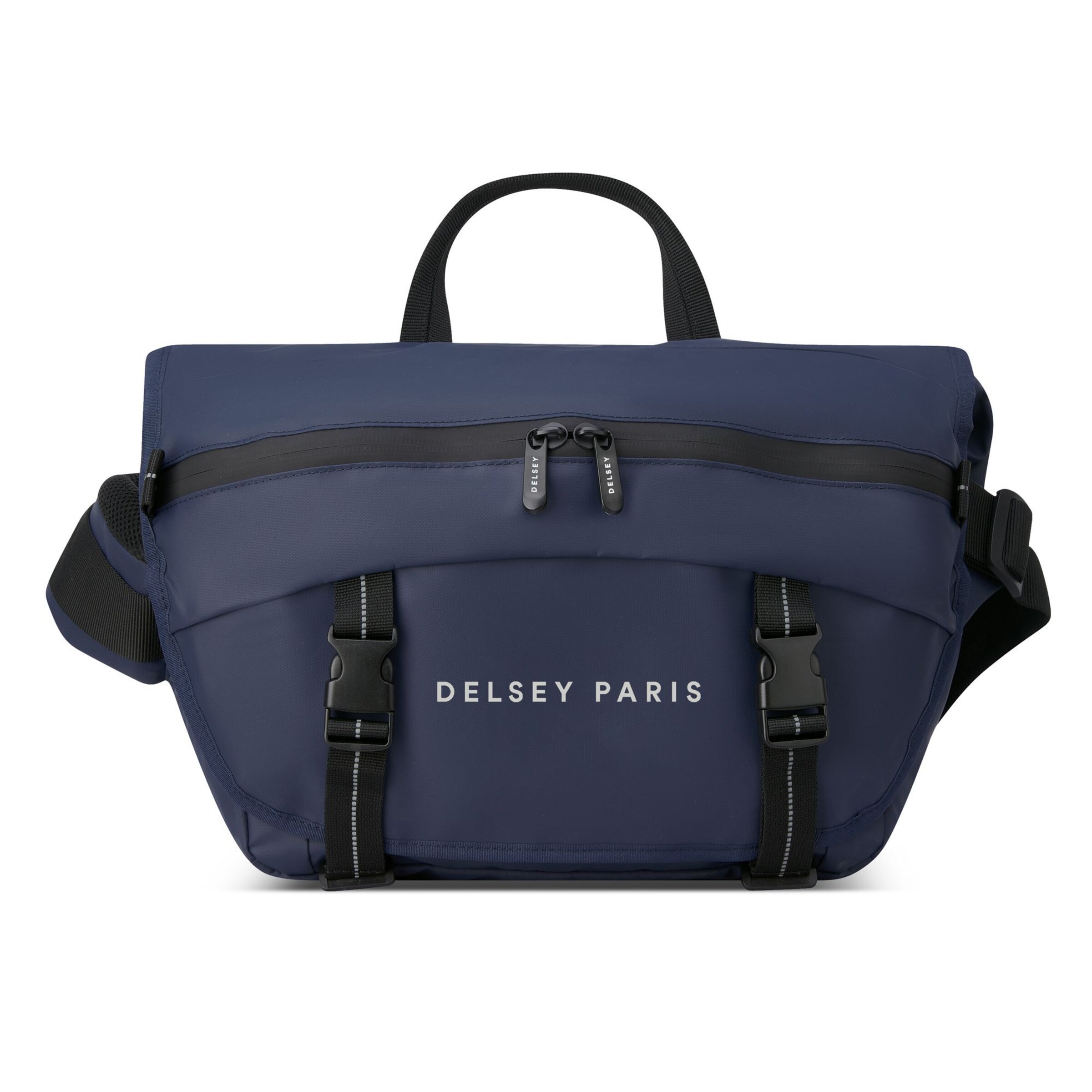 Borsa a tracolla di Delsey Paris in blu: frontale