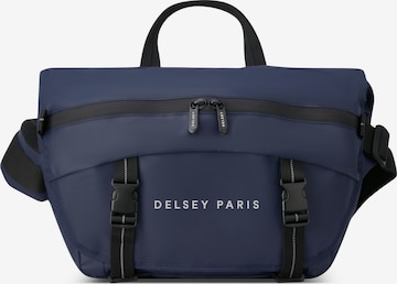 Borsa a tracolla di Delsey Paris in blu: frontale