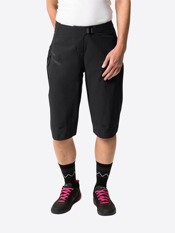 VAUDE Regular Outdoor trousers 'Moab Pro' in Black: front