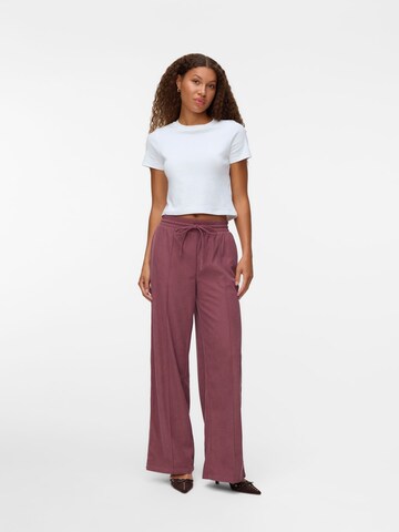 VERO MODA - Pierna ancha Pantalón en rosa