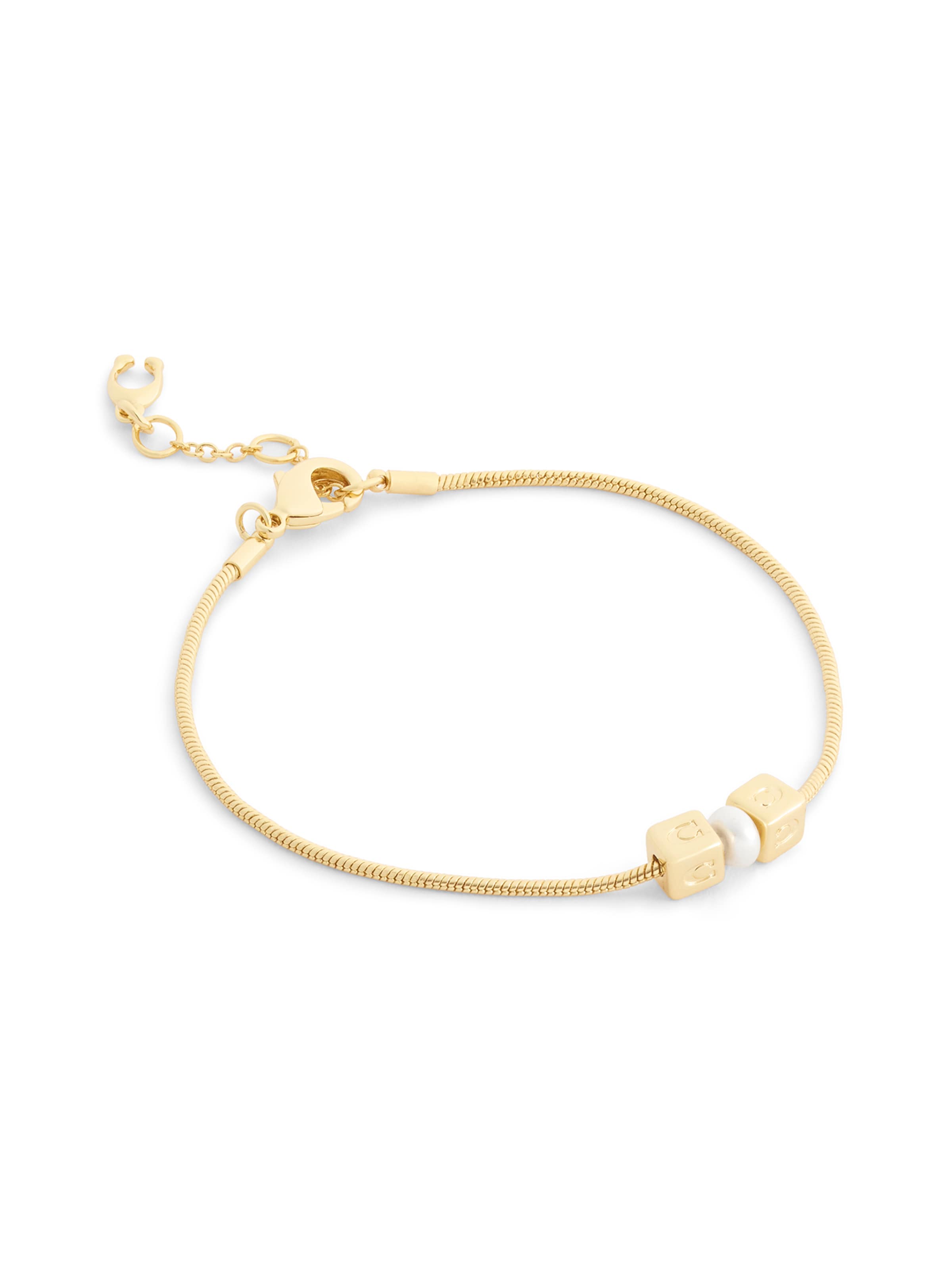 COACH Bracelet 'Signature' in Gold: front