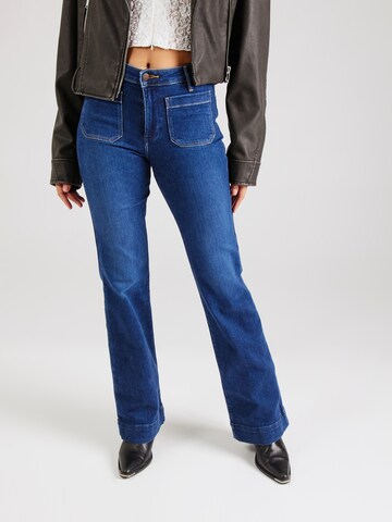 WRANGLER Расклешенный Джинсы 'FLARE' в Синий: спереди