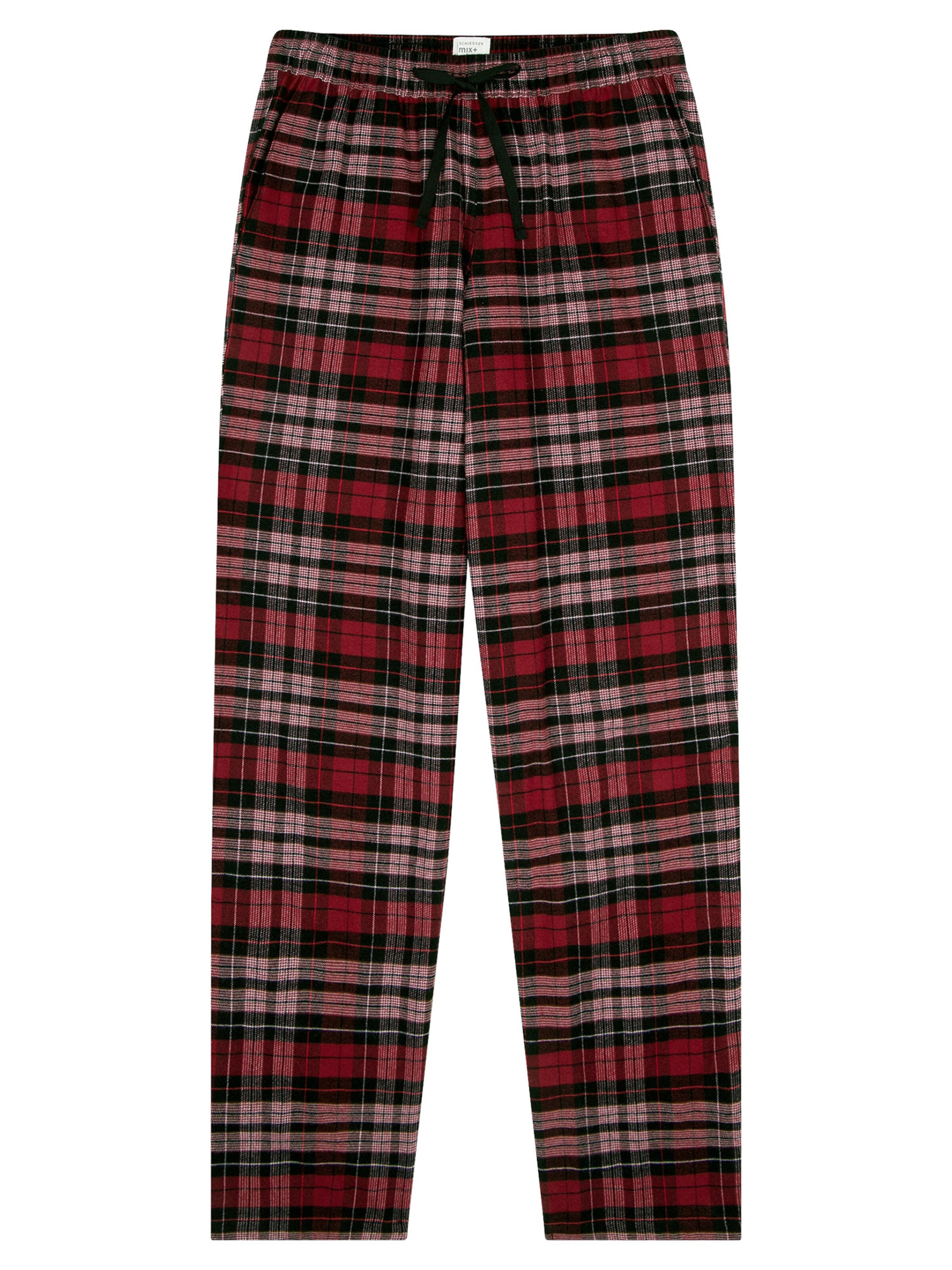 SCHIESSER - Pantalón de pijama ' Mix & Relax ' en rojo: frente