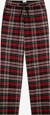 SCHIESSER - Pantalón de pijama ' Mix & Relax ' en rojo: frente