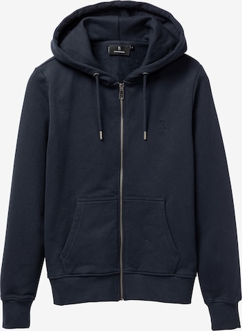 recolution Zip-Up Hoodie 'Dahlia' in Blue: front