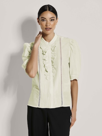 Chemisier MADELEINE en blanc : devant