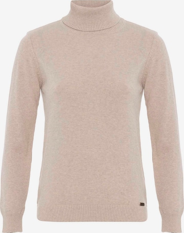 Pull-over Moxx Paris en beige : devant