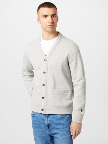 Veste de survêtement Polo Ralph Lauren en gris : devant