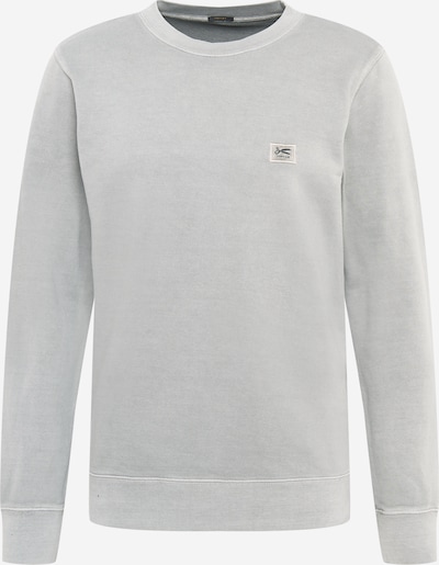 DENHAM Sweatshirt in de kleur Lichtgrijs / Zwart, Productweergave