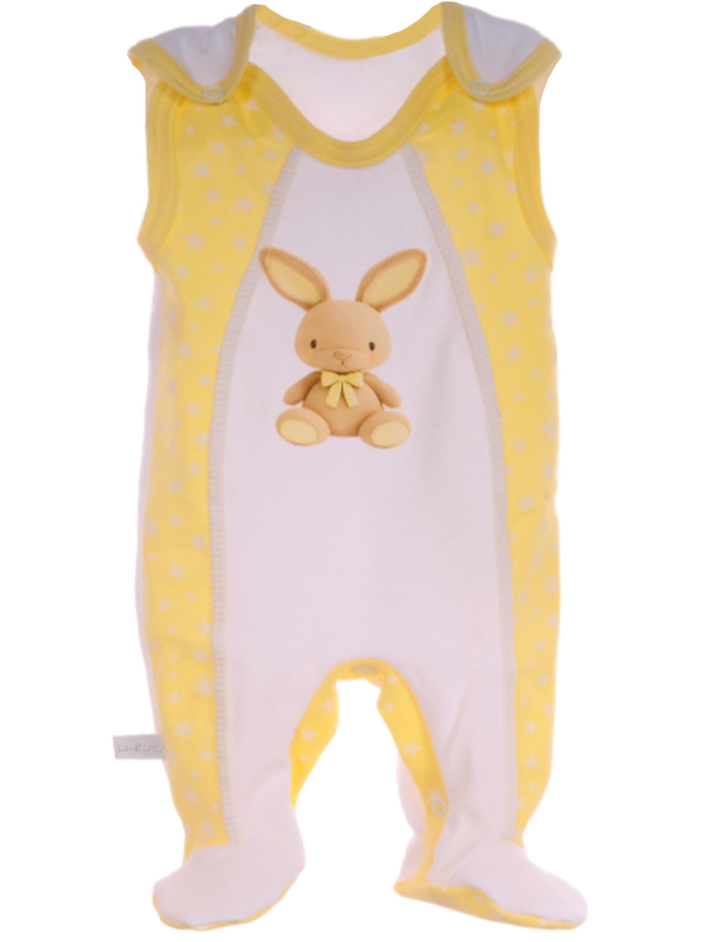 La Bortini Strampler/Body‌‌‌‌‌‌ in Gelb: Vorderseite