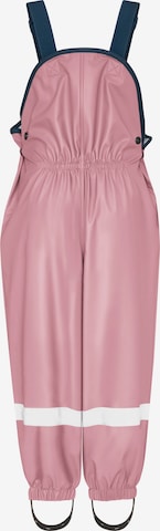 Loosefit Pantaloni con pettorina di PLAYSHOES in rosa