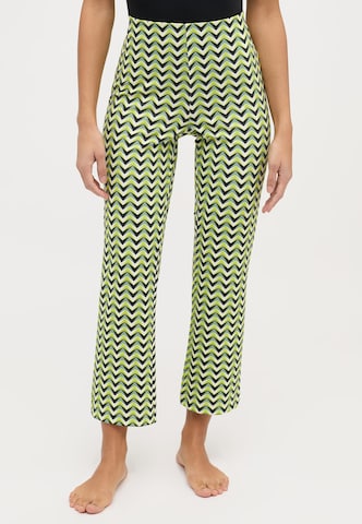Angels Boot cut Pants 'Leni Crop Jump' in Green: front