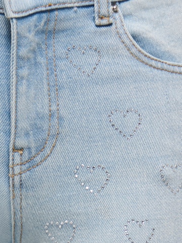 ONLY GIRLS Wide Leg Jeans 'KOGJUICY' in Blau