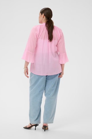 Chemisier 'KCflori' KAFFE CURVE en rose