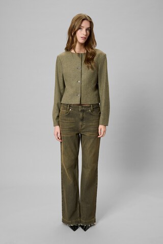 My Essential Wardrobe Wide Leg Jeans 'Saba' in Grün