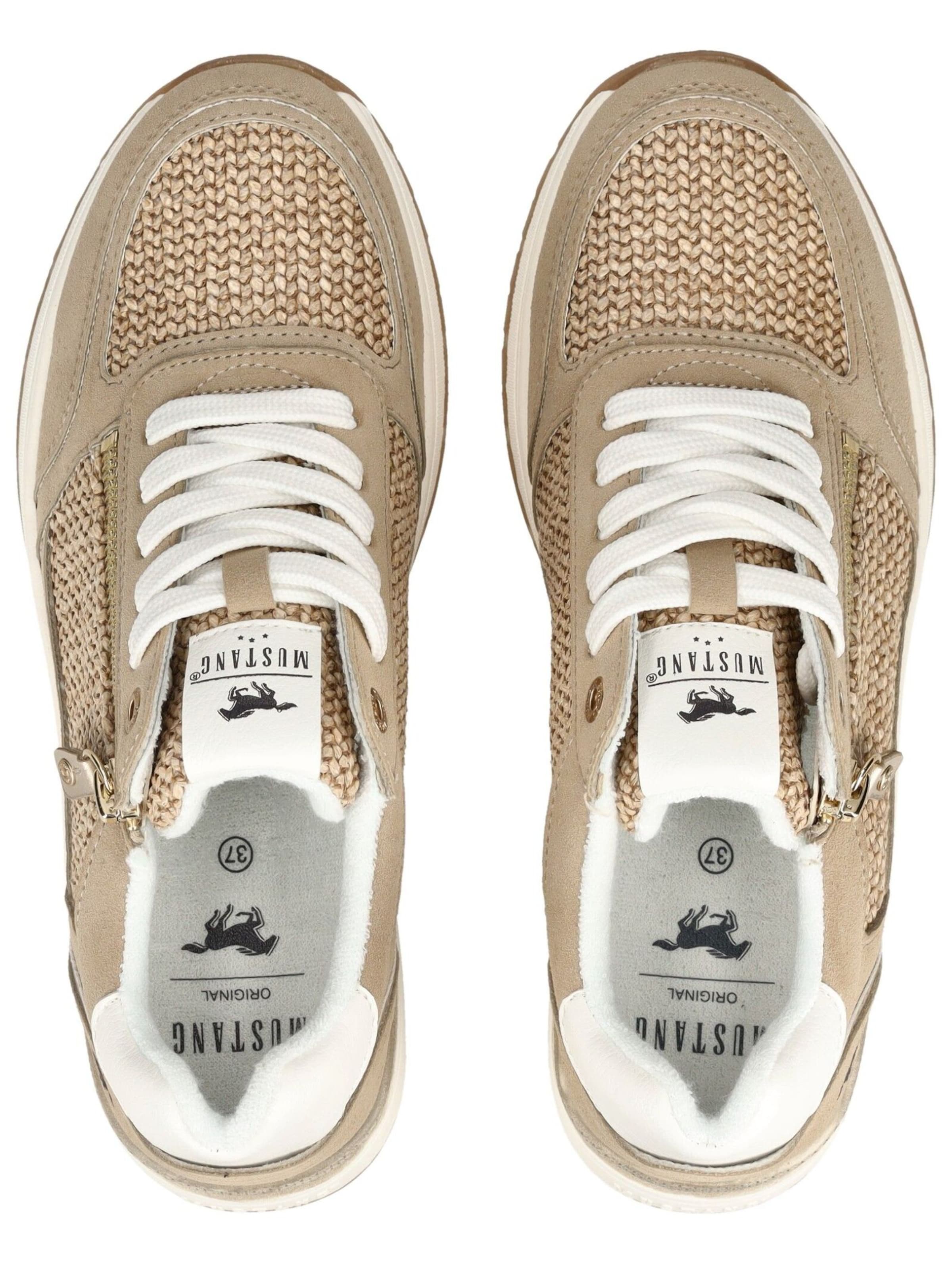 MUSTANG Sneakers laag in Beige