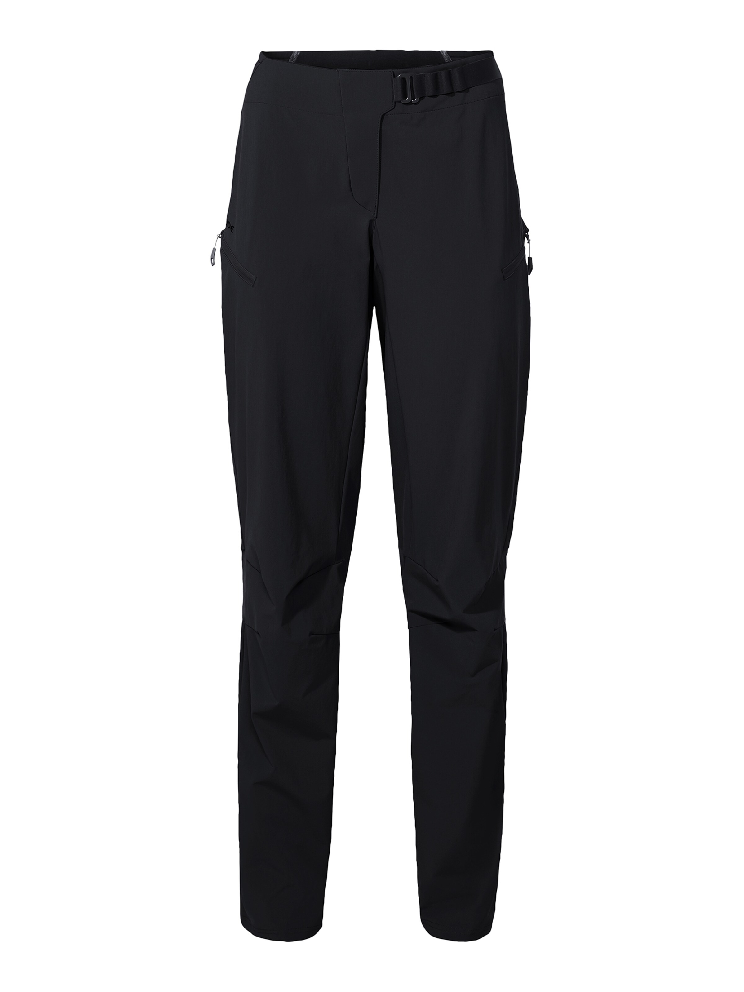 VAUDE Slimfit Outdoorhose 'W Moab PRO P' in Schwarz: Vorderseite