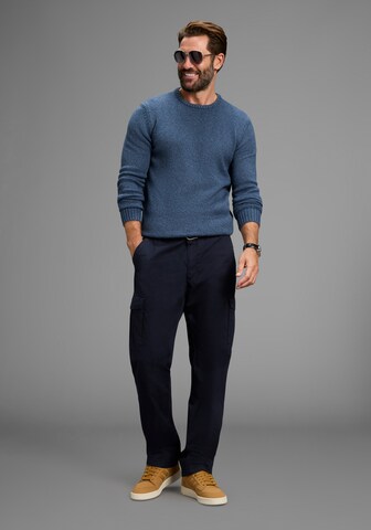 Man's World Pullover in Blau