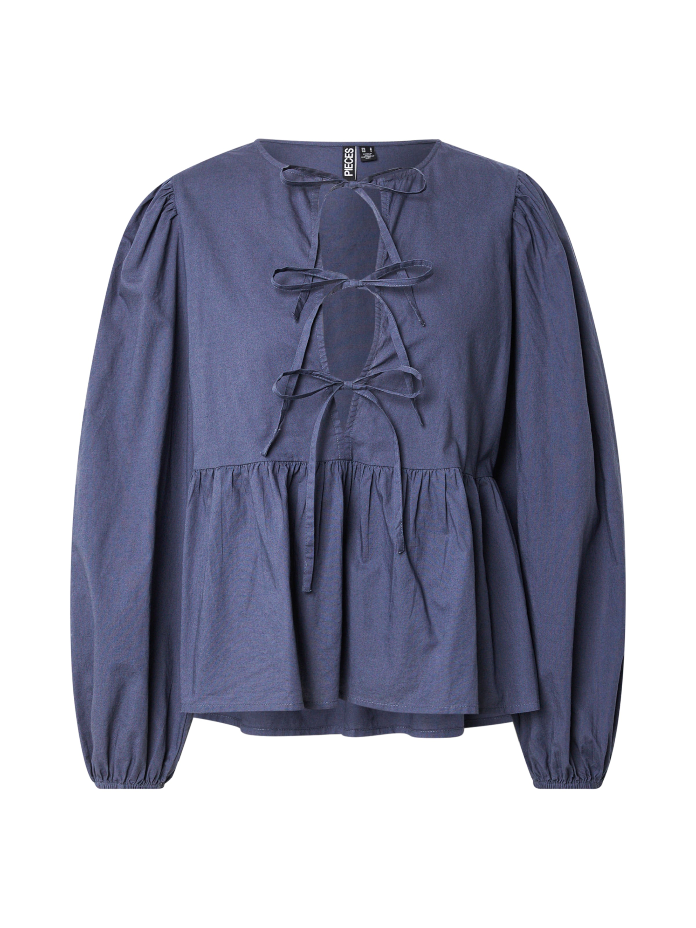 PIECES Pluus 'PCJolly', värv sinine: eest vaates