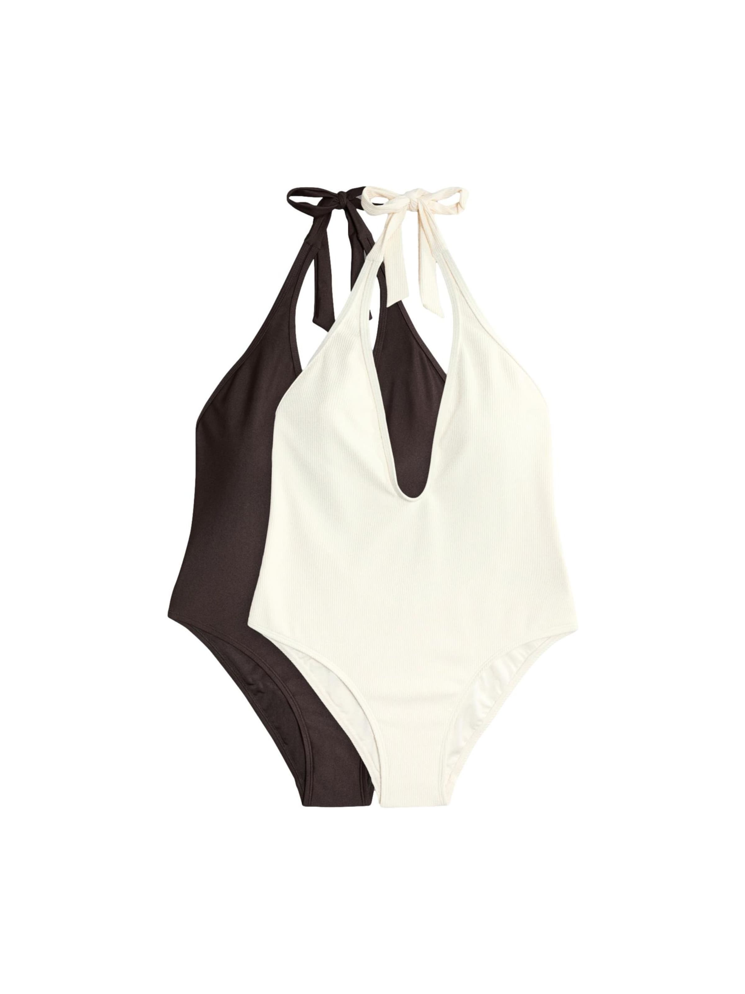 The Set Badeanzug in Beige: Vorderseite