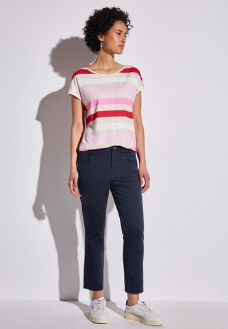 STREET ONE Slimfit Hose in Blau