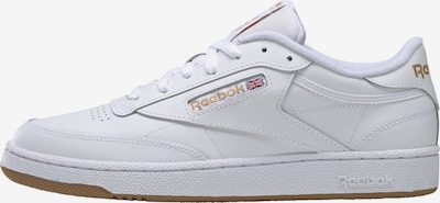 Reebok Classics حذاء رياضي بلا رقبة 'Club C 85' بـ بيج فاتح / أزرق ملكي / أحمر ناري / أبيض, عرض المنتج