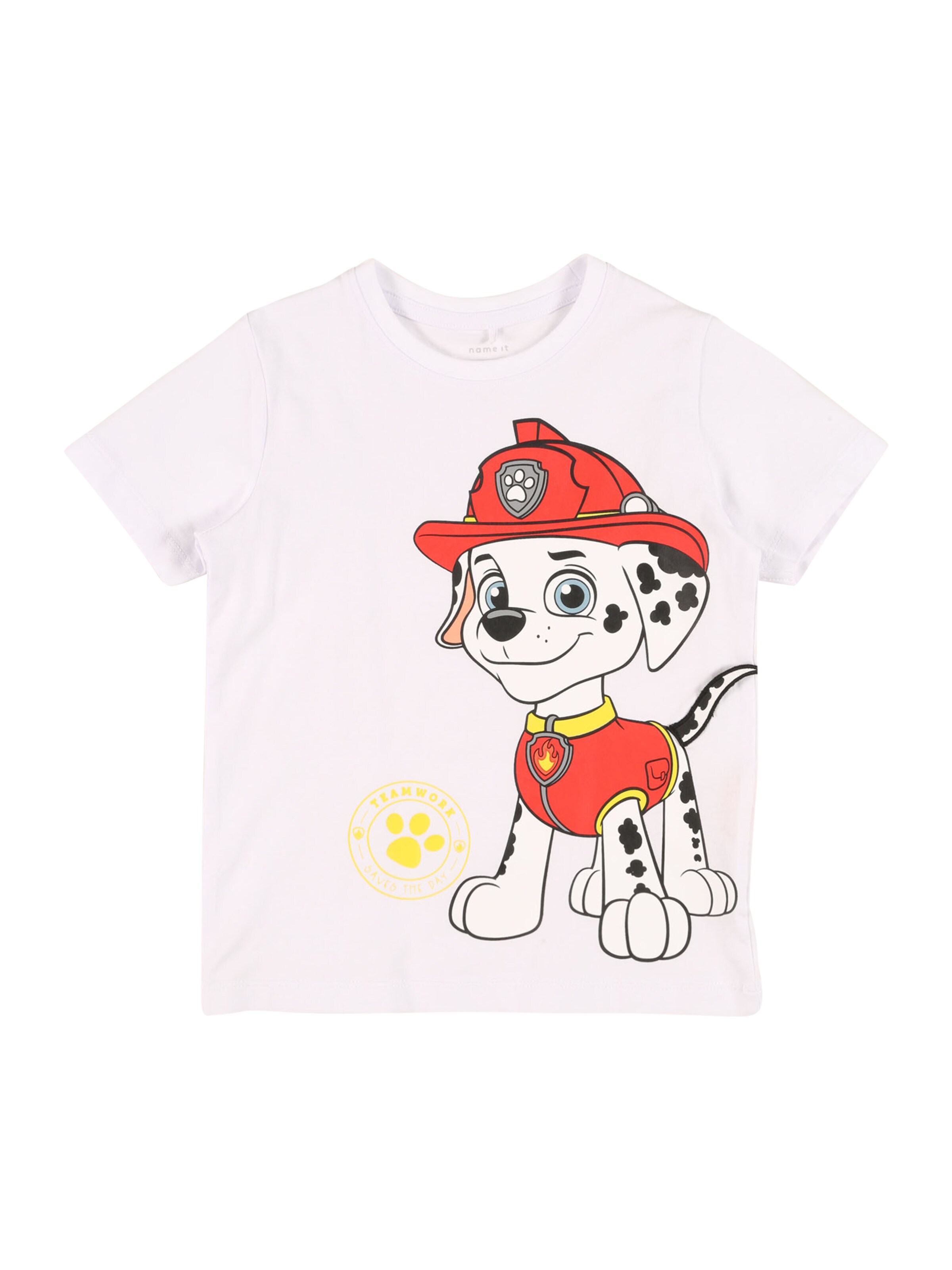 Kinder Kids (Gr. 92-140) NAME IT Shirt 'Paw Patrol Brais' in Weiß - GO82052
