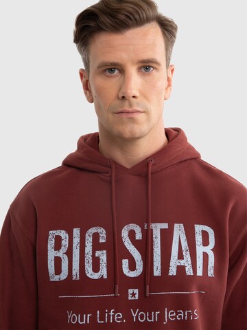 Felpa 'Ashlyno' di BIG STAR in rosso