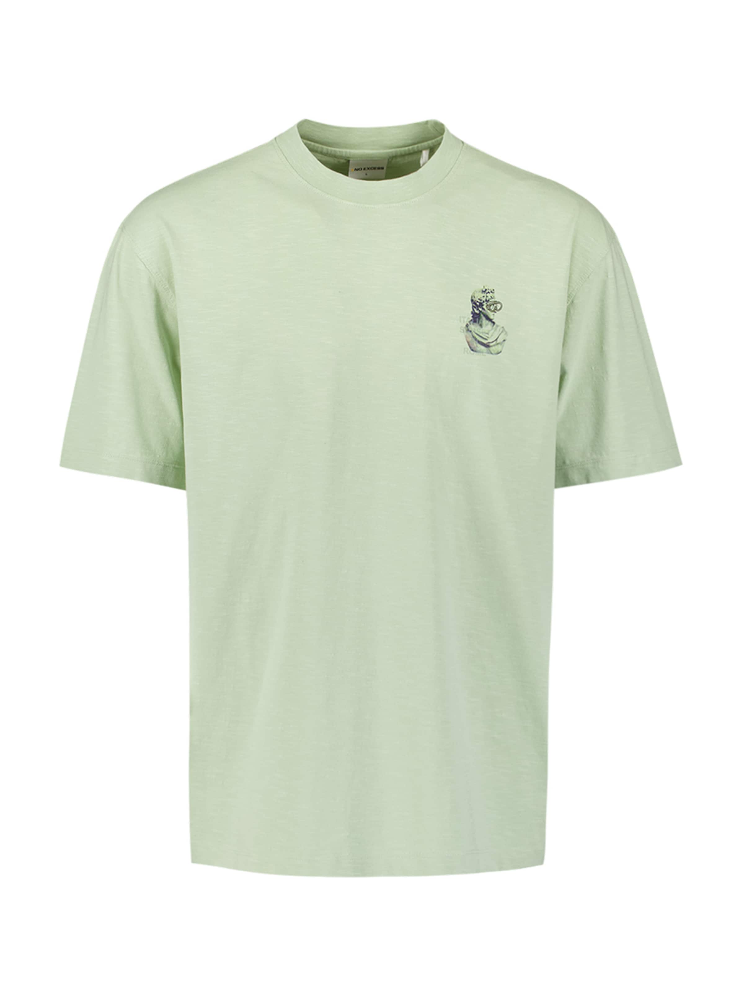 T-Shirt No Excess en vert : devant