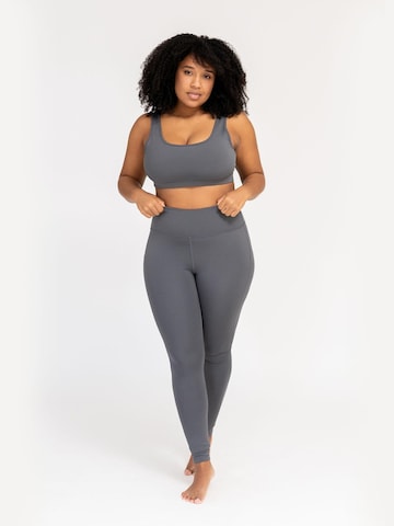 LOTUSCRAFTS Skinny Sporthose 'BECCA Leggings'‌‌‌‌‌‌‌‌ in Grau: Vorderseite