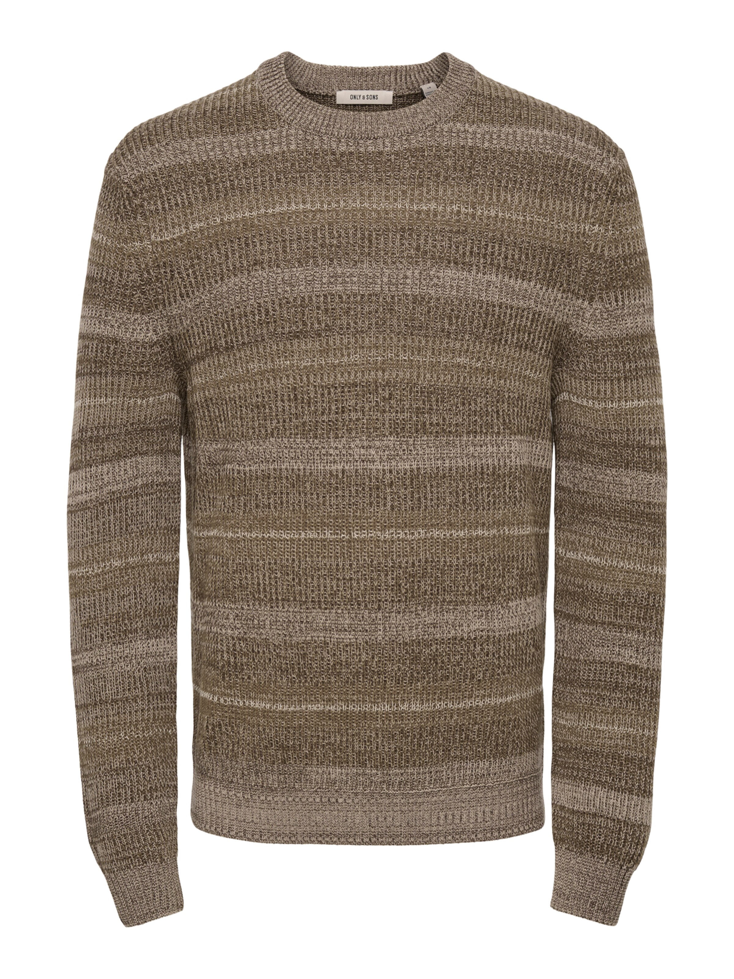 Only & Sons Sveter 'ONSLAKE', veľkosť XS - hnedá / svetlohnedá, Produkt
