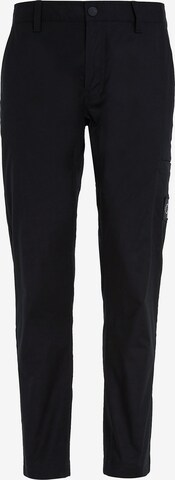 Calvin Klein Jeans Regular Chino in Zwart: voorkant