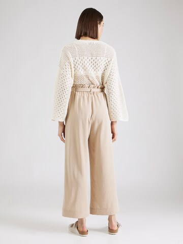 ONLY Flared Pleat-front trousers 'MARSA' in Beige