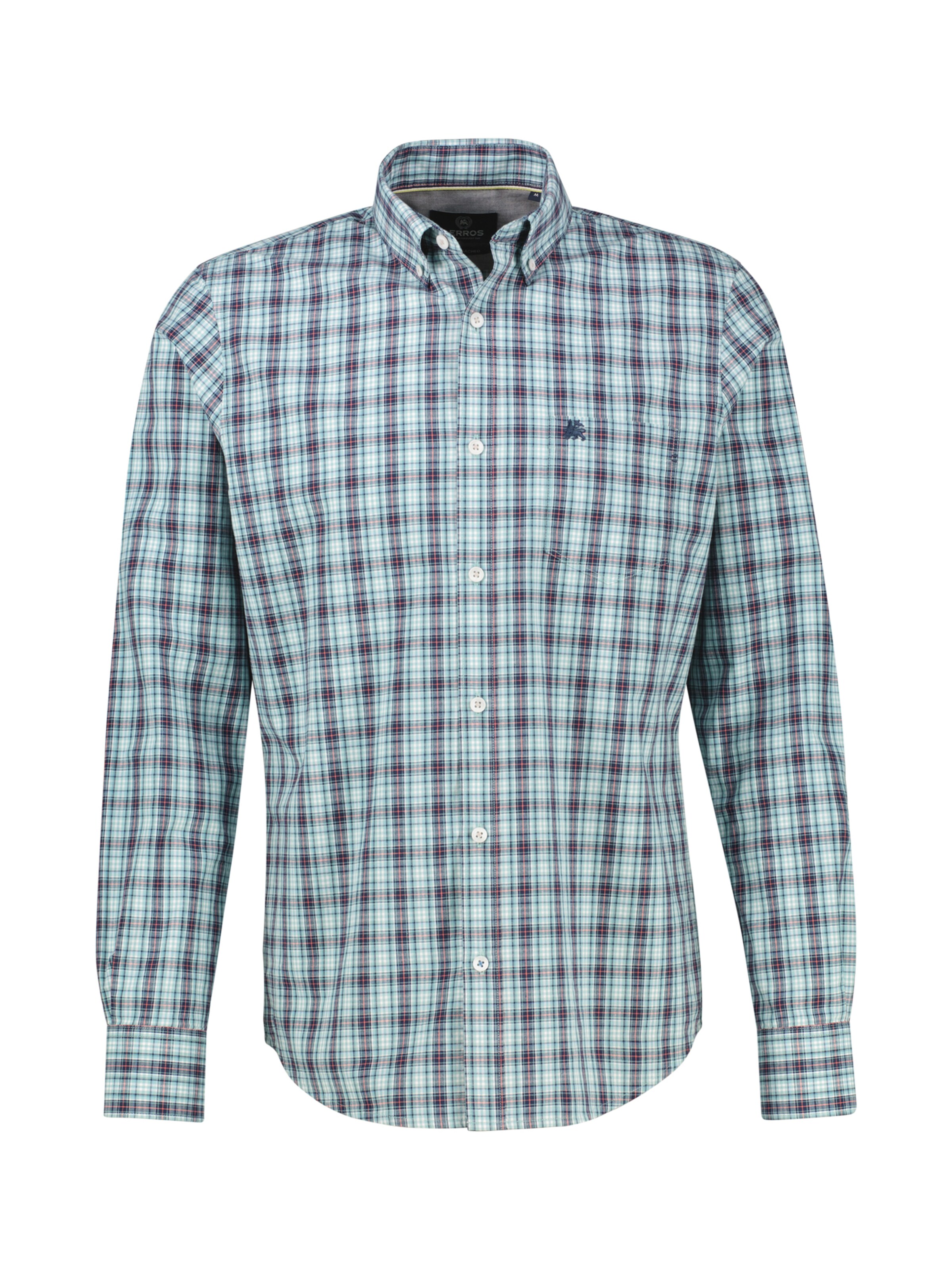 LERROS Regular fit Overhemd in Blauw: voorkant
