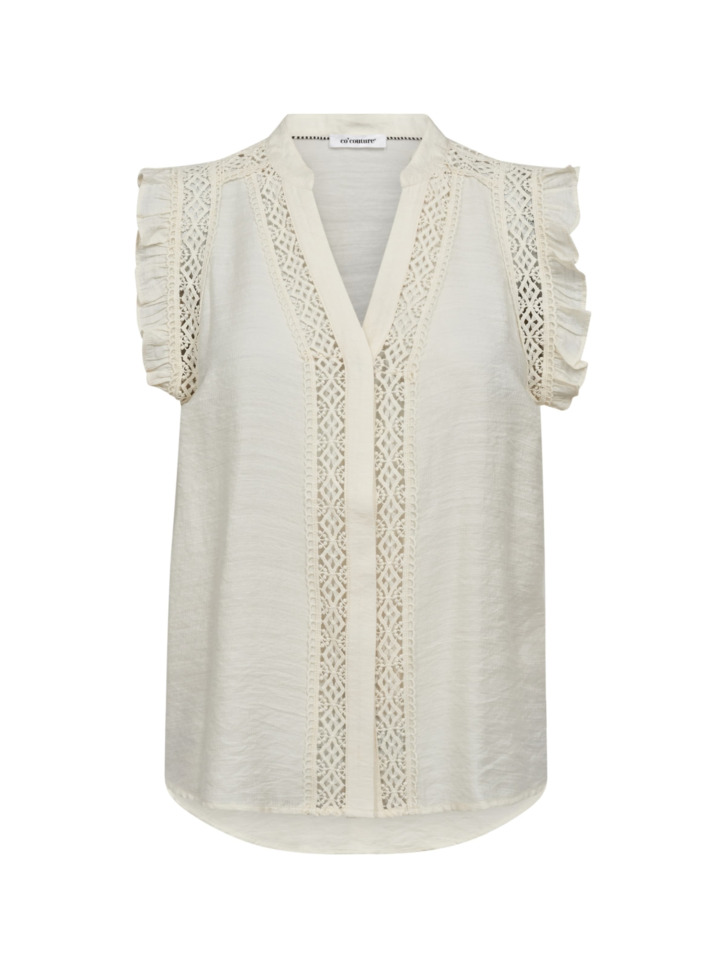 co'couture Bluse 'Caryn' in Weiß: Vorderseite