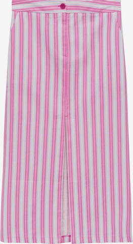 MANGO Spódnica w kolorze różowy: przód