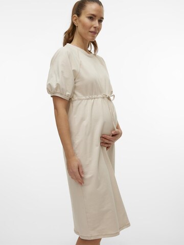 Robe 'Whitney' MAMALICIOUS en blanc : devant