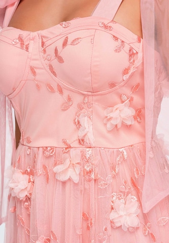 Ombre Cocktailjurk in Roze