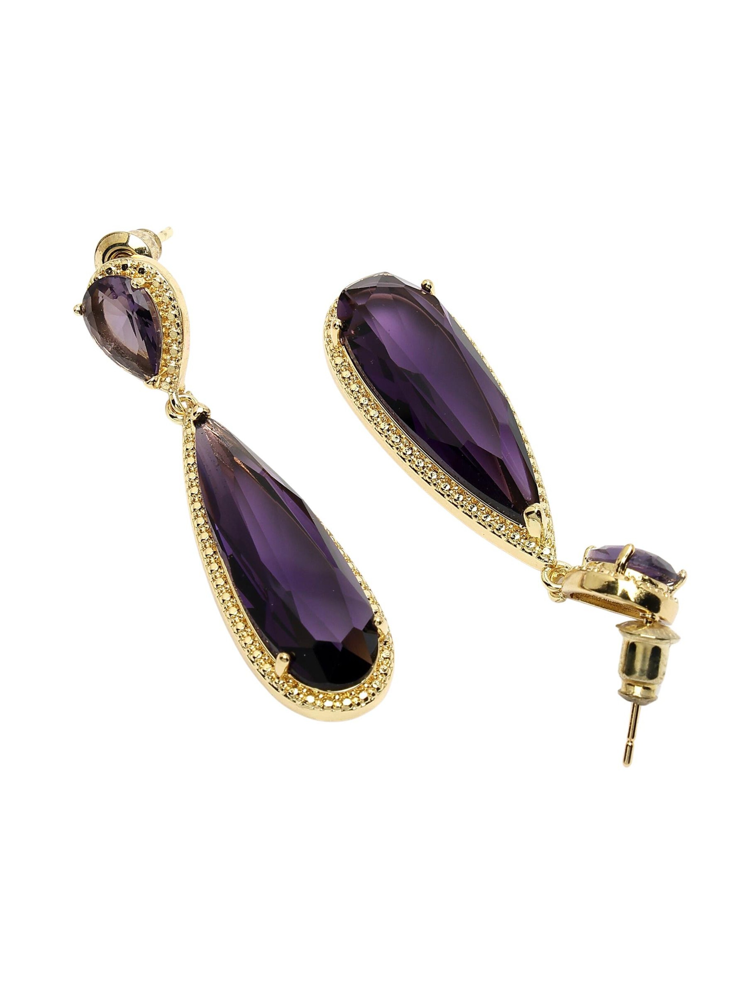 AVANT-GARDE PARIS Oorbellen 'Beataa' in Lila