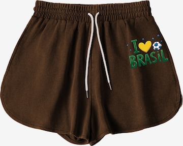 GORHEY Pants in Brown: front