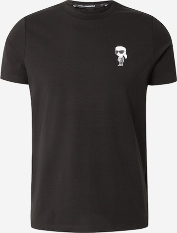 Karl Lagerfeld Shirt in Black: front