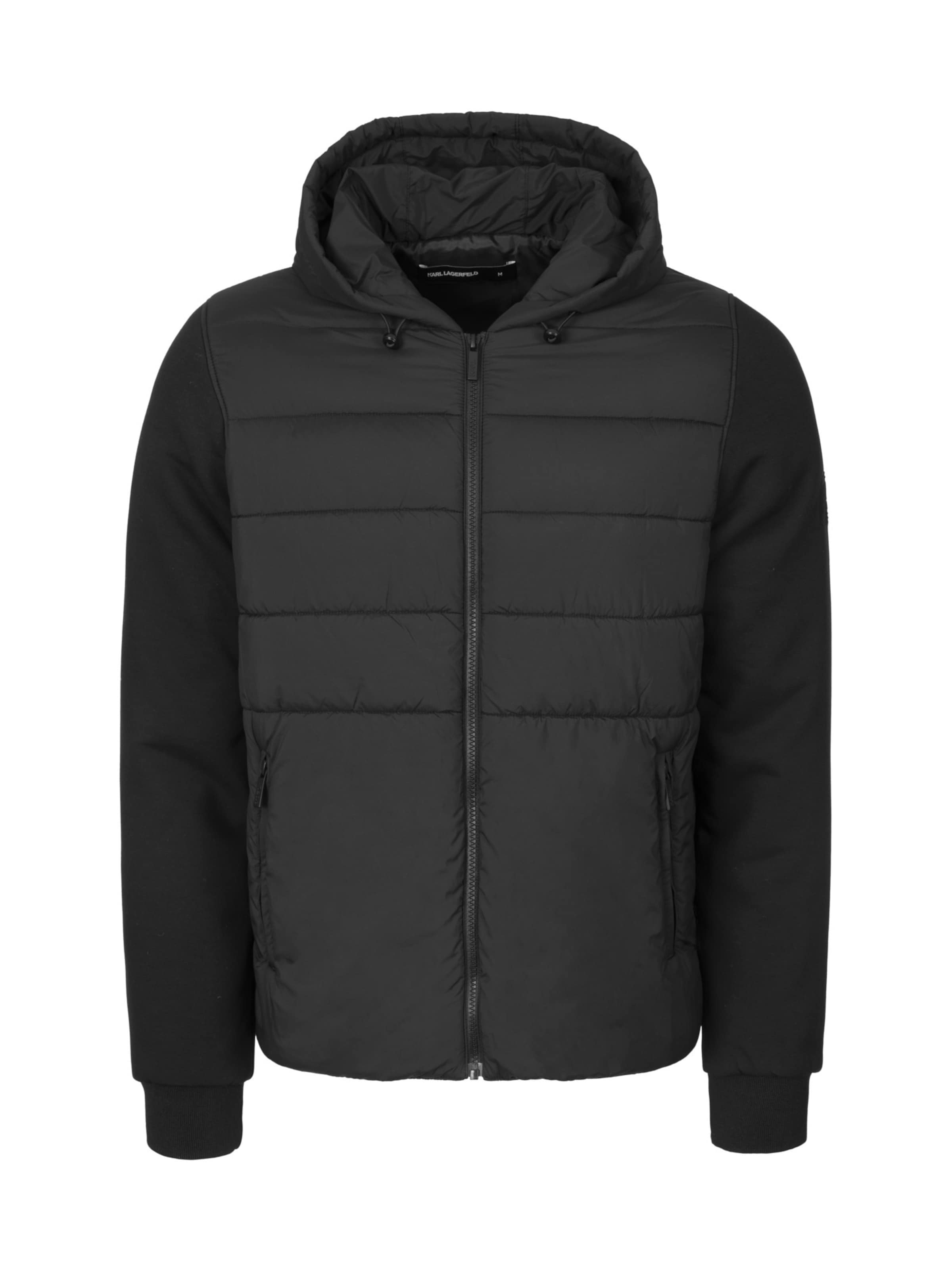 Giacca di mezza stagione '505060' di Karl Lagerfeld in nero: frontale