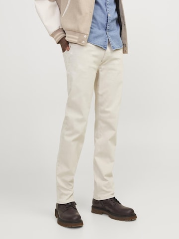 JACK & JONES Regular Jeans in Beige: voorkant