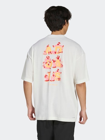 ADIDAS PERFORMANCE - Camiseta funcional 'GFX Joy Q3' en blanco: frente