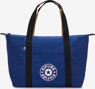 Pirkinių krepšys 'Art' iš KIPLING, spalva – sodri mėlyna („karališka“) / juoda / balta, Prekių apžvalga