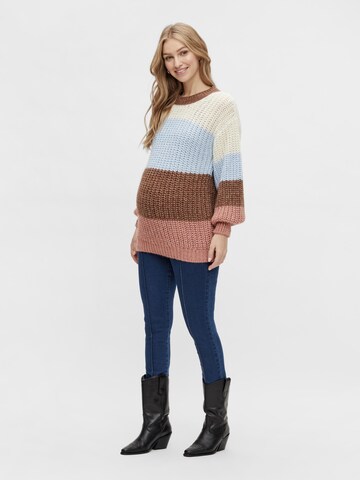 MAMALICIOUS - Pullover 'Sandie' em mistura de cores