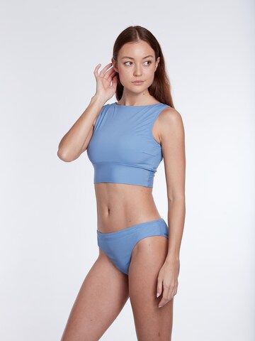 High neck Top per bikini 'Mix&Match' di VIVID in blu