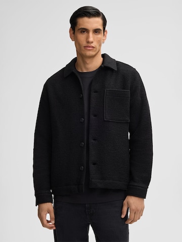 STRELLSON Regular fit Overhemd 'Noel ' in Zwart: voorkant
